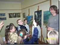 2010 IV 19 - spotkanie z malarzem Wodzimierzem Dbkowskim w Galerii MOK